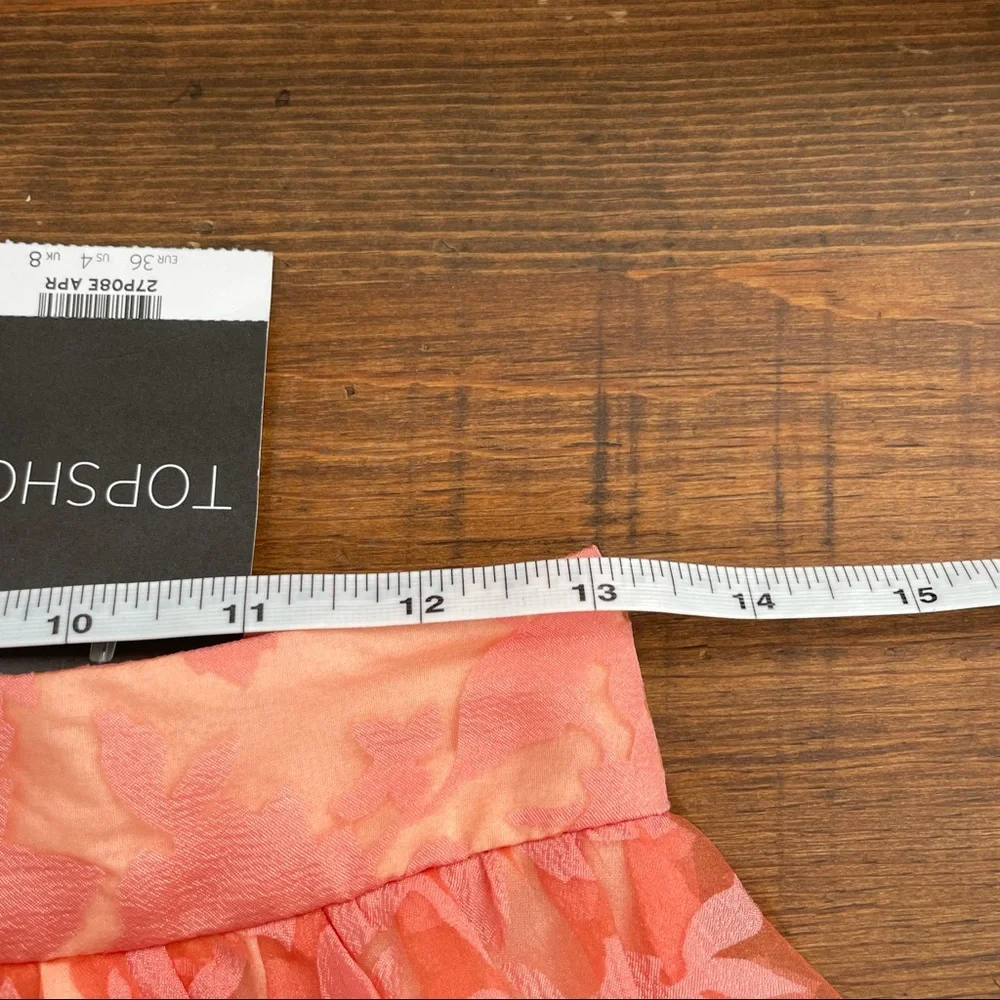 Topshop Peach Skirt 4